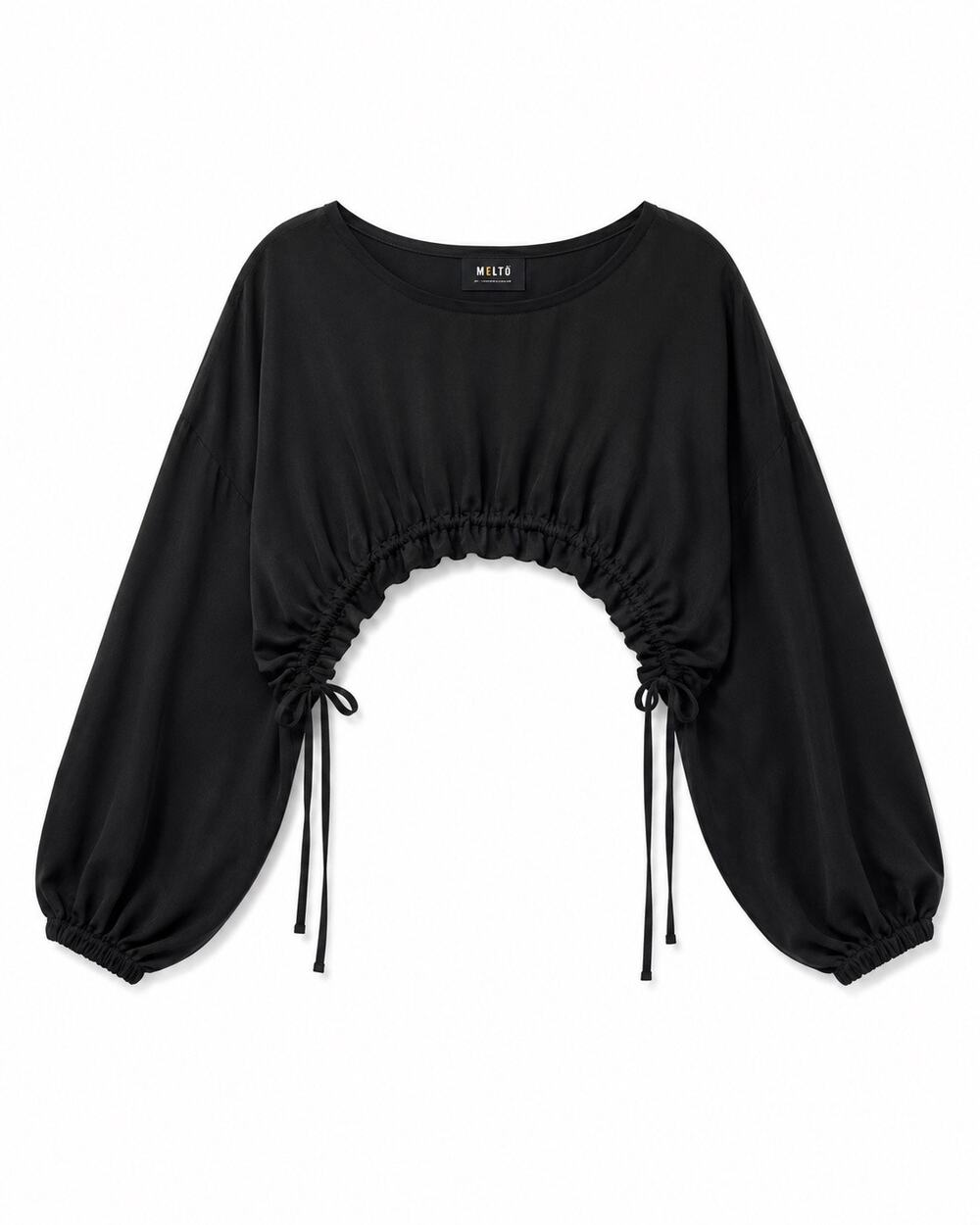 Maeve By Anthropologie Drawstring Crop Top One Size